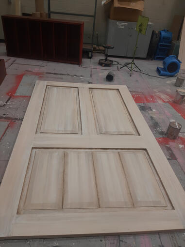 cathedral wall door