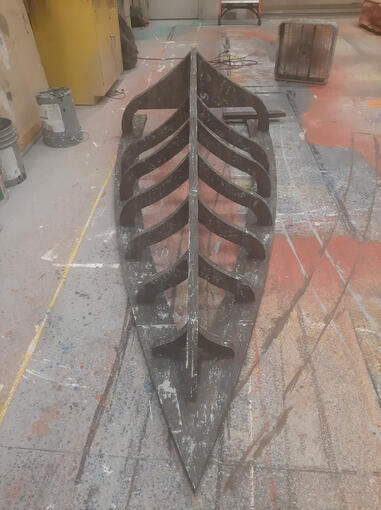 aged wood grain process