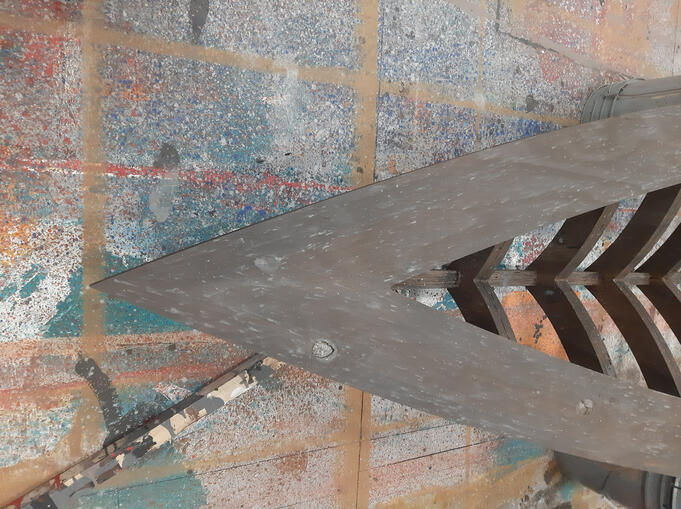 aged wood grain process