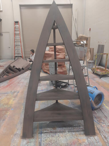aged wood grain process