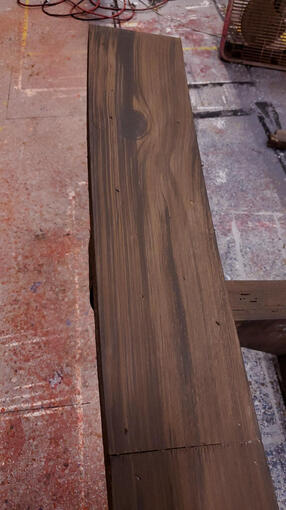 wood grain process