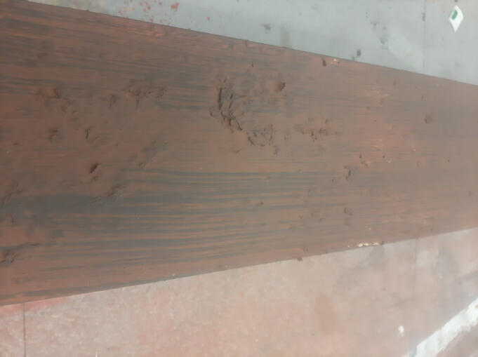 baluster process with peeling aging